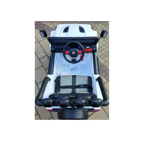 Auto na Akumulator S2388 Jeep Biały 4x45W Auto na Akumulator S2388 Jeep Biały 4x45W