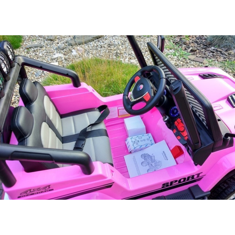 Auto na Akumulator S2388 Jeep Różowy 4x45W