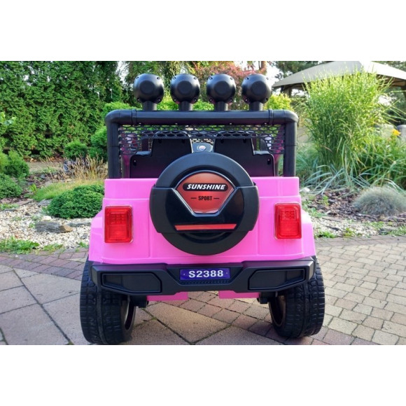 Auto na Akumulator S2388 Jeep Różowy 4x45W Auto na Akumulator S2388 Jeep Różowy 4x45W