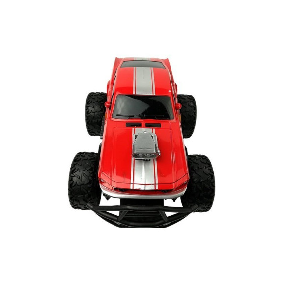 Auto Zdalnie Sterowane R/C 6.5 km/h Wysokie Koła Czerwone Auto Zdalnie Sterowane R/C 6.5 km/h Wysokie Koła Czerwone