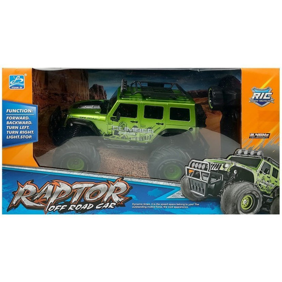Auto Zdalnie Sterowane R/C Jeep Zielony 2.4G Auto Zdalnie Sterowane R/C Jeep Zielony 2.4G