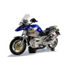 Motocykl Na Baterie ze Światłami i Muzyką Niebieski