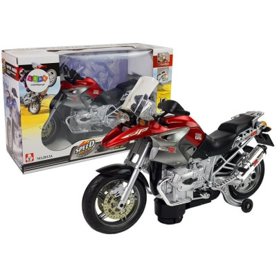Motocykl Na Baterie Światła Muzyka Czerwony