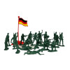 Duży Zestaw Militarny Wojskowy 100 elementów Żołnierze Flagi Duży Zestaw Militarny Wojskowy 100 elementów Żołnierze Flagi