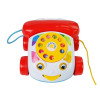 Telefon  Do Ciągnięcia na Kółkach ze słuchawka na Baterie dla Niemowlęcia