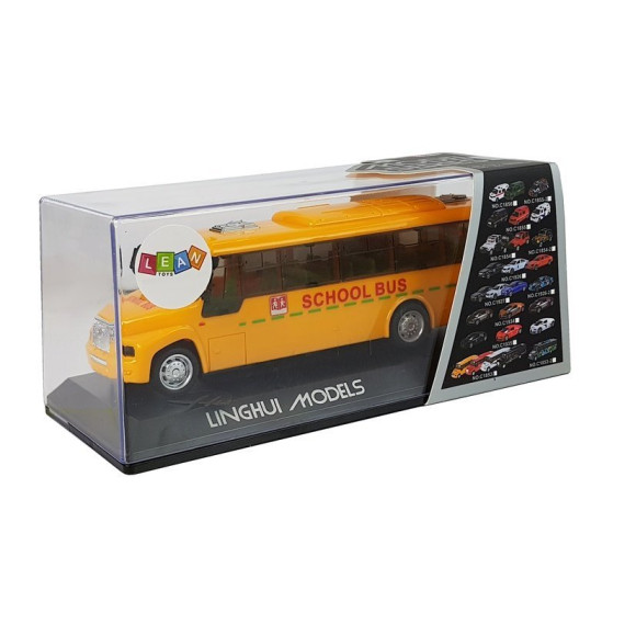Szkolny Autobus z Naciągiem Światłami i Dźwiękami Otwierane Drzwi Szkolny Autobus z Naciągiem Światłami i Dźwiękami Otwierane Drzwi