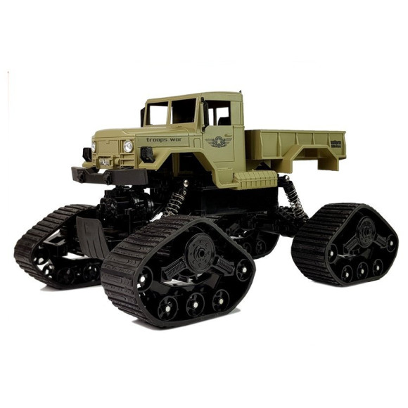 Auto Pickup Terenowe 1:12 Zdalnie Sterowany R/C Gąsienice Żółte Auto Pickup Terenowe 1:12 Zdalnie Sterowany R/C Gąsienice Żółte