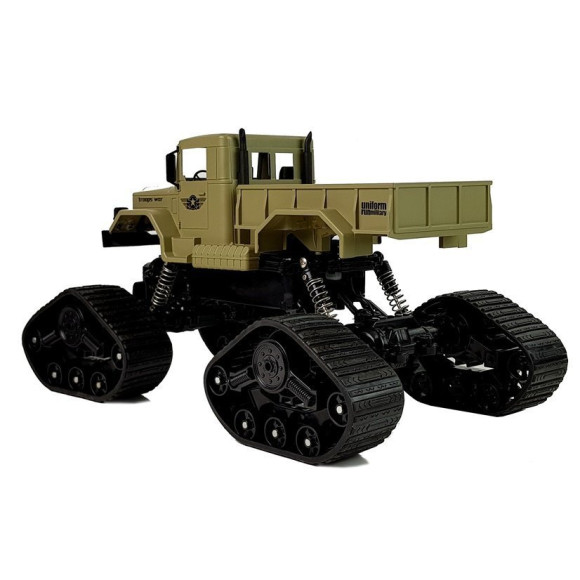 Auto Pickup Terenowe 1:12 Zdalnie Sterowany R/C Gąsienice Żółte Auto Pickup Terenowe 1:12 Zdalnie Sterowany R/C Gąsienice Żółte