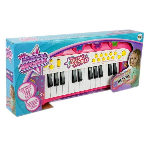 Pianinko Keyboard 24 klawisze Różowe Pianinko Keyboard 24 klawisze Różowe