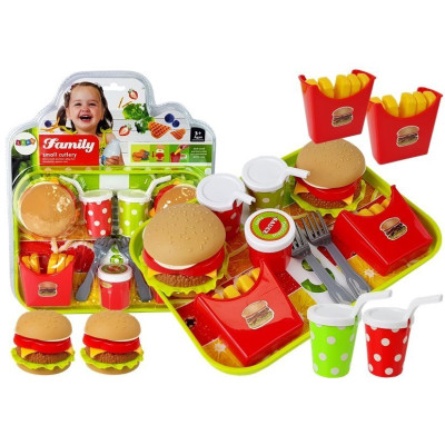 Zestaw Hamburger Frytki z Tacką