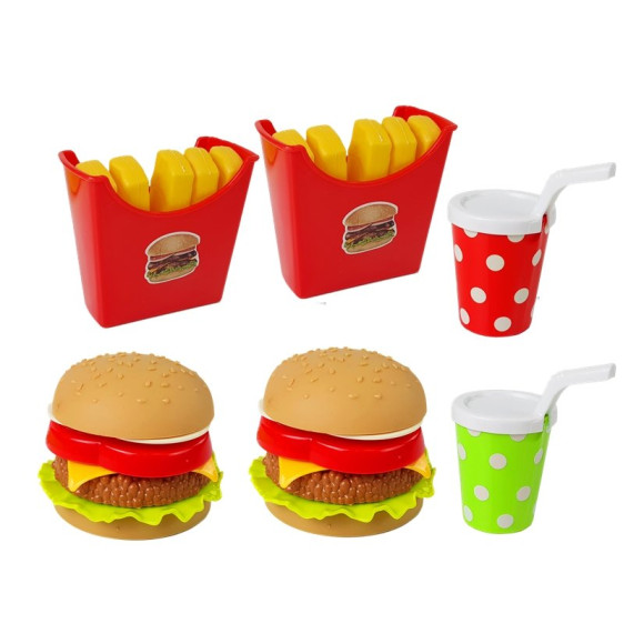 Zestaw Hamburger Frytki z Tacką Zestaw Hamburger Frytki z Tacką