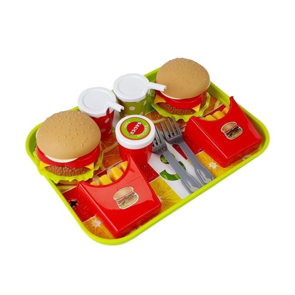 Zestaw Hamburger Frytki z Tacką Zestaw Hamburger Frytki z Tacką