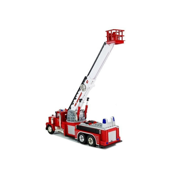 Wóz Strażacki 60cm Wysuwana Obrotowa Drabina R/C Dźwięk Syrena Światła Wóz Strażacki 60cm Wysuwana Obrotowa Drabina R/C Dźwięk Syrena Światła