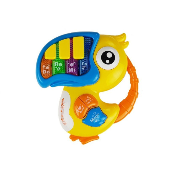 Pianinko i Gitara na Baterie Papuga Rybka
