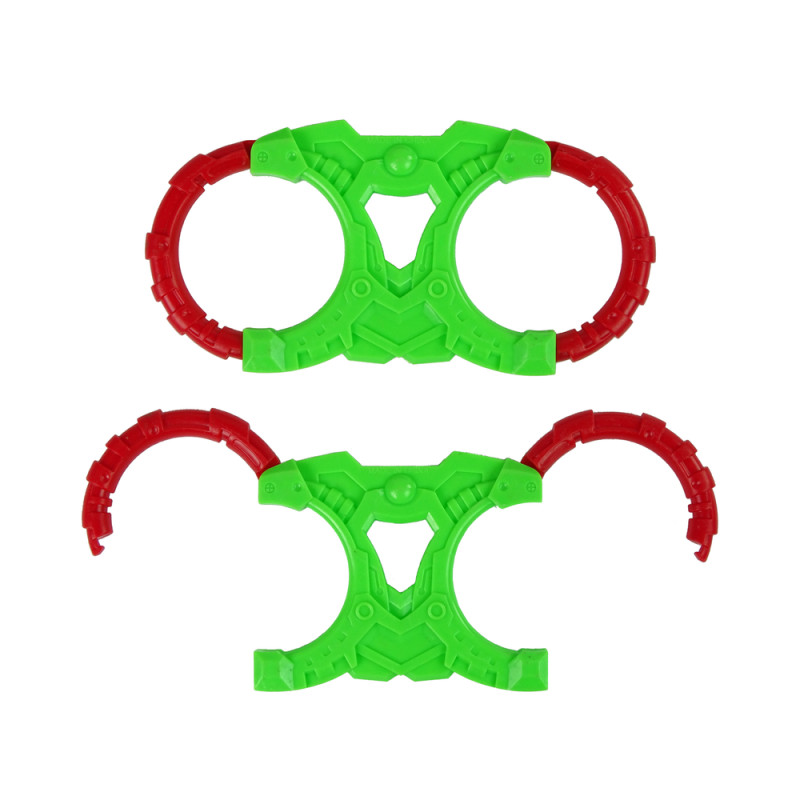 Zestaw Wojownika Kosmosu Pistolet Laserowy Miecz Świetlny Kajdanki Miotacz Dysków
