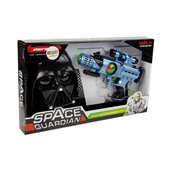 Pistolet Laserowy Maska Wojownika Kosmosu Zestaw Pistolet Laserowy Maska Wojownika Kosmosu Zestaw