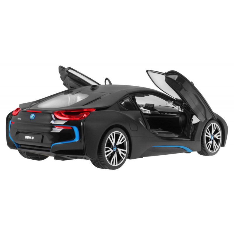 BMW i8 czarne RASTAR model 1:14 Zdalnie sterowane auto + pilot 2,4 GHz