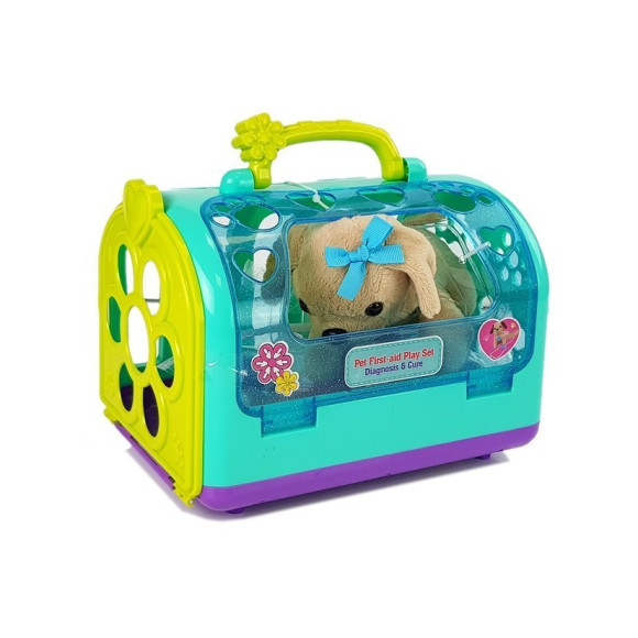 Zestaw Weterynarz z Pieskiem i Transporterem Zestaw Weterynarz z Pieskiem i Transporterem