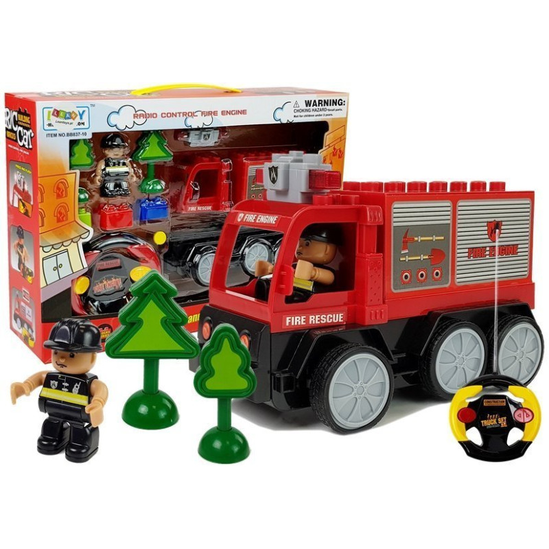 Auto Wóz Strażacki Zdalnie Sterowany R/C