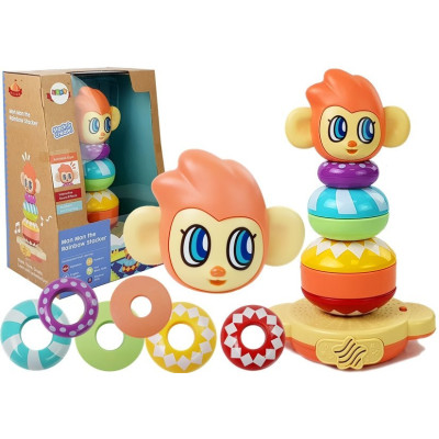 Edukacyjna Piramidka Małpka z Dźwiękami, Nauka Liczb