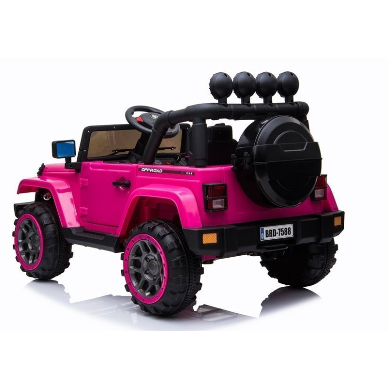 Auto na Akumulator Jeep BRD-7588 Różowy 4x4