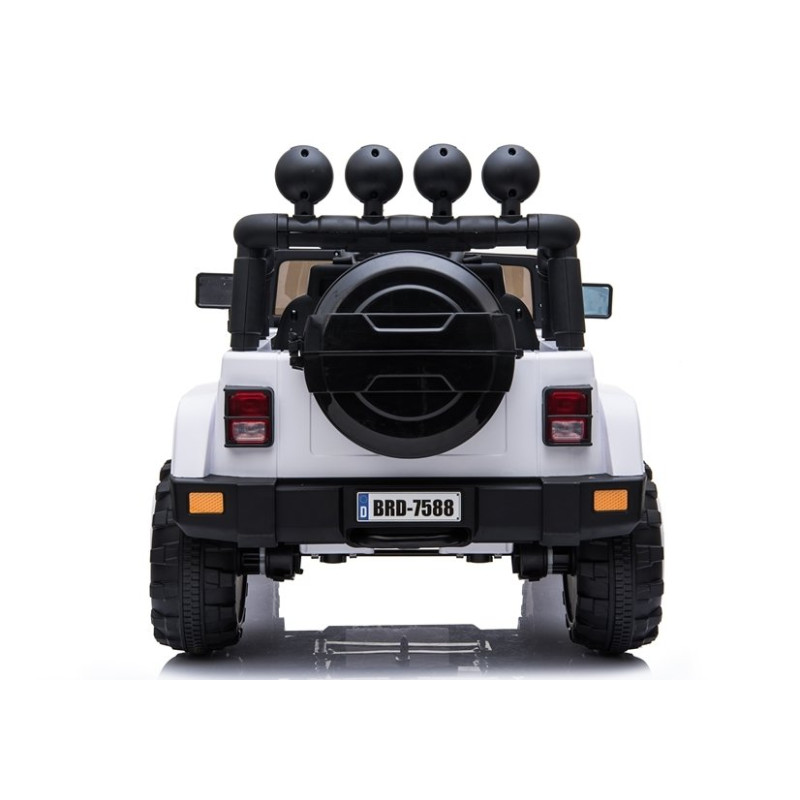 Auto na Akumulator Jeep BRD-7588  Biały 4x4