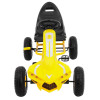 Gokart Champion na pedały dla dzieci 3+ Żółty + Pompowane opony + Regulowane siedzisko + Ręczny hamulec