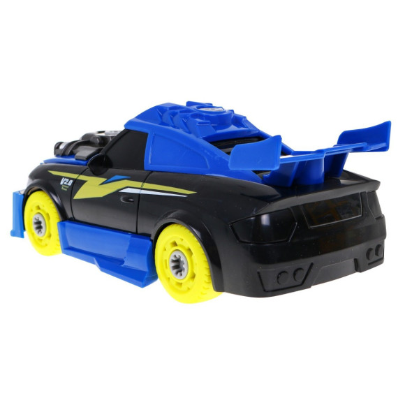 Składane Autka sportowe 2w1 dla dzieci 3+ Wkrętarka elektryczna + Śrubokręt + Dźwięki Światła