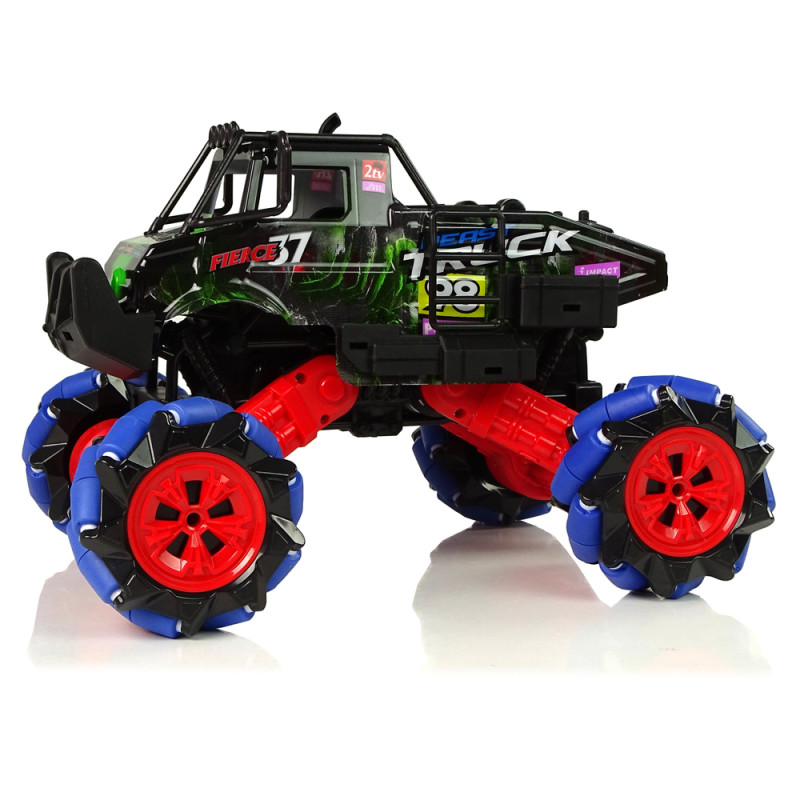 Auto Terenowe Drift Zdalnie Sterowane 1:16 Zielony 2.4G Obrót 360 Stopni
