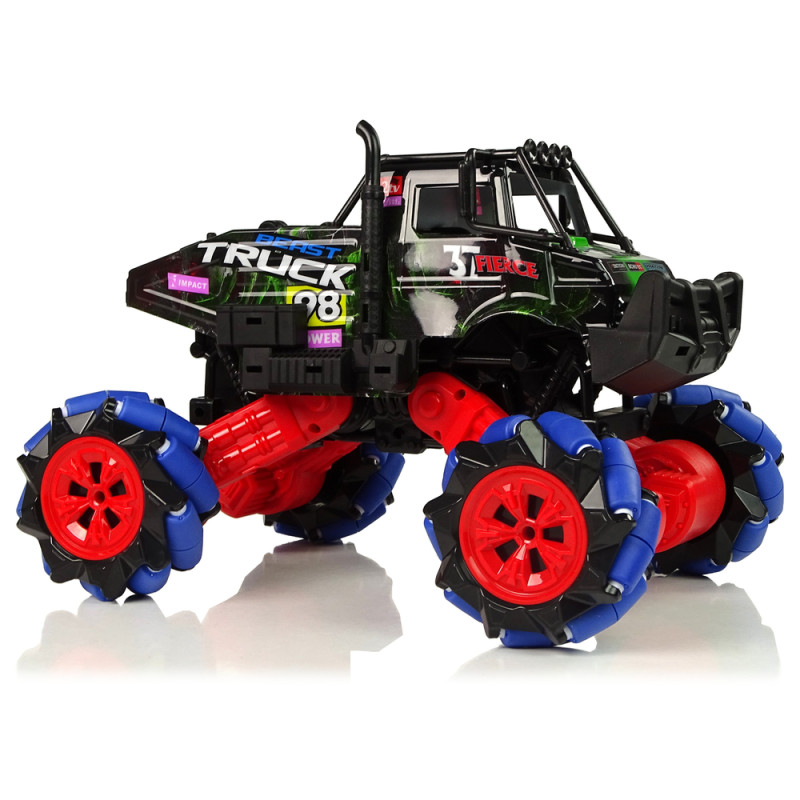 Auto Terenowe Drift Zdalnie Sterowane 1:16 Zielony 2.4G Obrót 360 Stopni