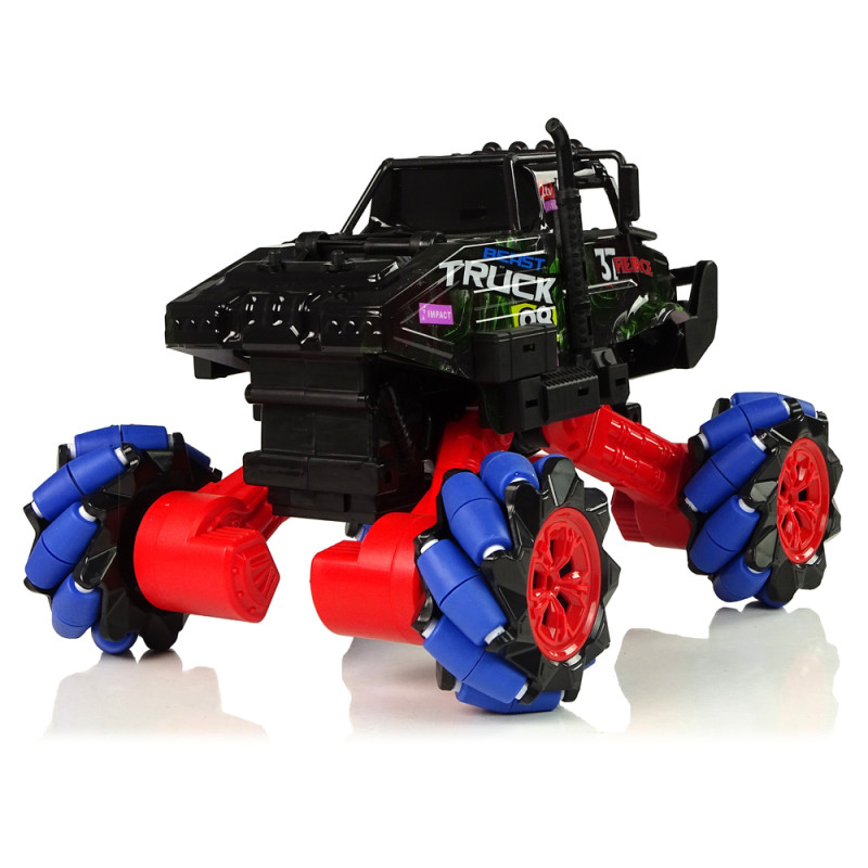 Auto Terenowe Drift Zdalnie Sterowane 1:16 Zielony 2.4G Obrót 360 Stopni