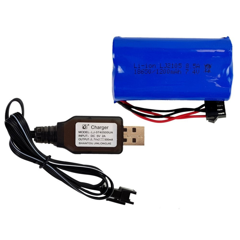 Auto Terenowe Zdalnie Sterowane 1:14  2.4G RC Czerwone Duże Koła