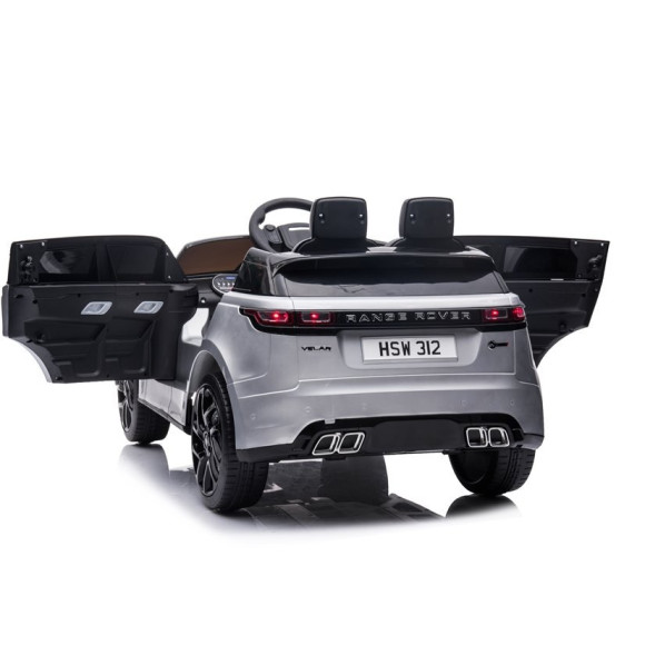 Auto na Akumulator Range Rover Srebrny Lakier Auto na Akumulator Range Rover Srebrny Lakier