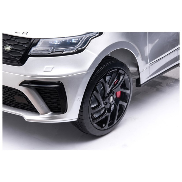 Auto na Akumulator Range Rover Srebrny Lakier Auto na Akumulator Range Rover Srebrny Lakier
