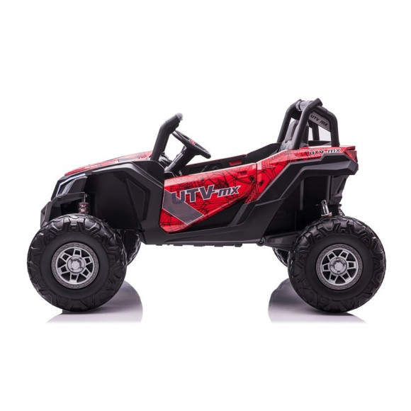 Auto na Akumulator Buggy UTV-MX Czerwony Spider Lakier MP4 Auto na Akumulator Buggy UTV-MX Czerwony Spider Lakier MP4
