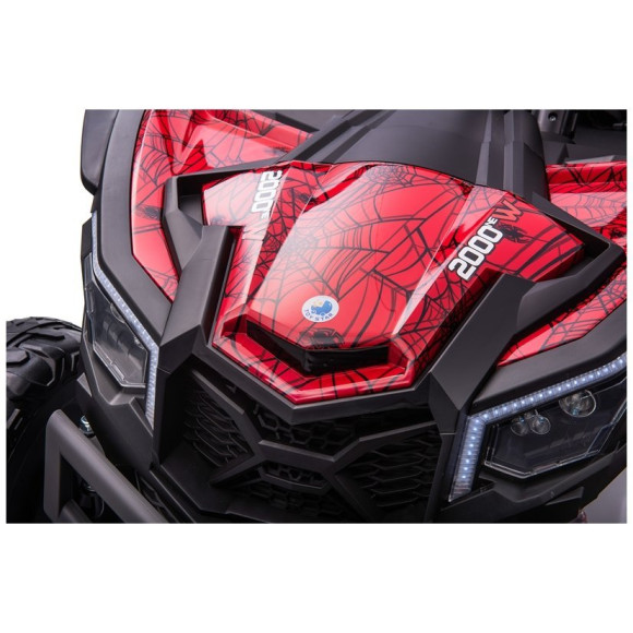Auto na Akumulator Buggy UTV-MX Czerwony Spider Lakier MP4 Auto na Akumulator Buggy UTV-MX Czerwony Spider Lakier MP4