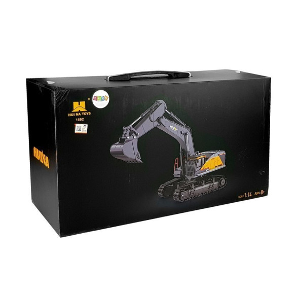 Koparka Zdalnie Sterowana model 1592 HuiNa 1:14 R/C Żółta Koparka Zdalnie Sterowana model 1592 HuiNa 1:14 R/C Żółta