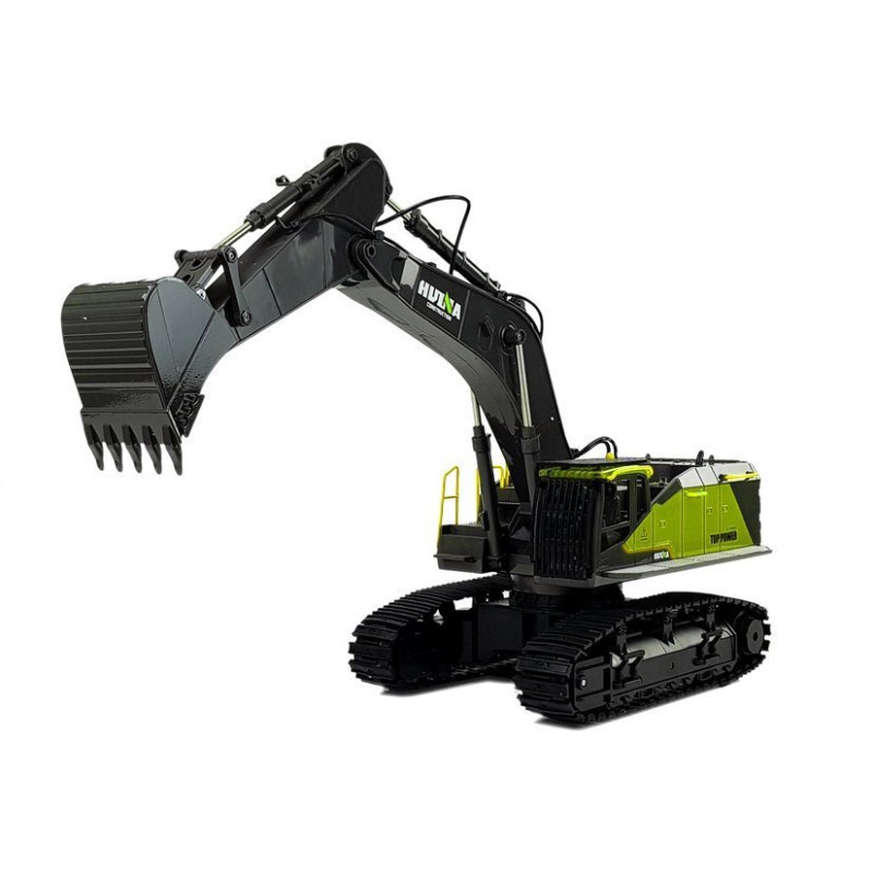 Koparka Zdalnie Sterowana  model 1593 HuiNa Zielona 1:14 R/C