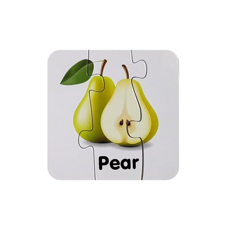 Puzzle Edukacyjne Układanka Owoce 10 Połączeń