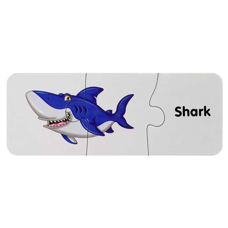 Puzzle Edukacyjne Układanka Świat Oceanów 10 Połączeń