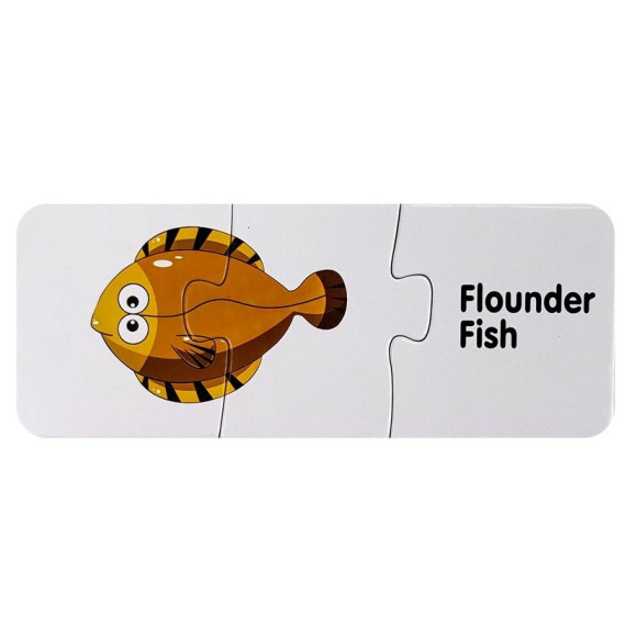 Puzzle Edukacyjne Układanka Świat Oceanów 10 Połączeń