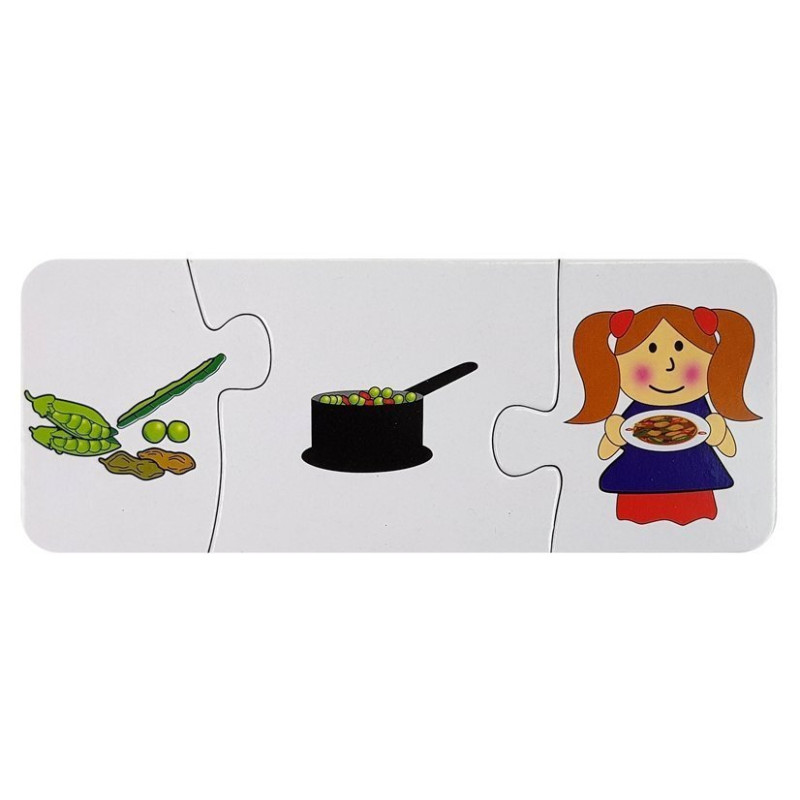 Puzzle Edukacyjne Układanka Nauka 10 Połączeń