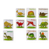 Puzzle Edukacyjne Dinozaury Angielski 10 Połączeń