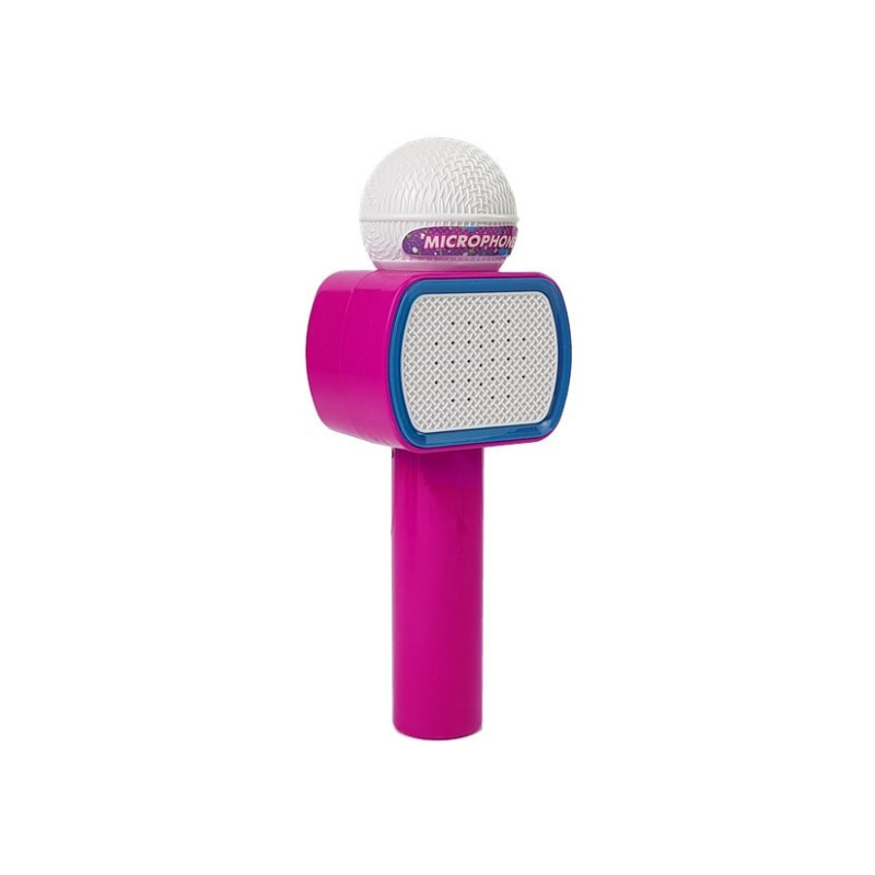 Mikrofon Dziecięcy Bezprzewodowy Karaoke Głośnik Bluetooth Różowy