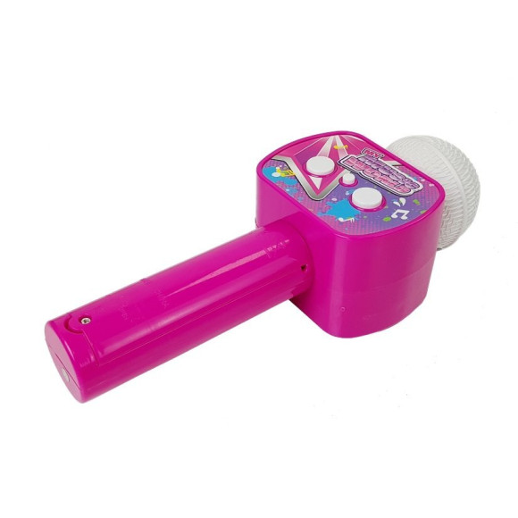 Mikrofon Dziecięcy Bezprzewodowy Karaoke Głośnik Bluetooth Różowy Mikrofon Dziecięcy Bezprzewodowy Karaoke Głośnik Bluetooth Różowy