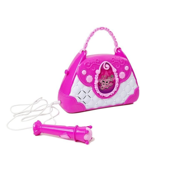 Przenośne Karaoke w Torebce Różowe Mikrofon USB Przenośne Karaoke w Torebce Różowe Mikrofon USB