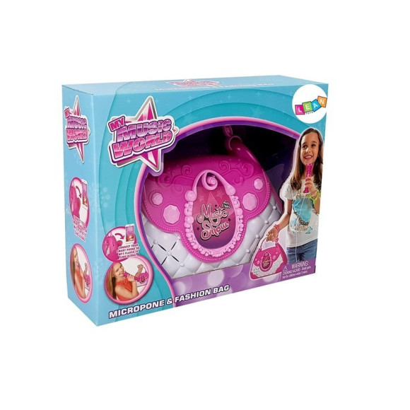 Przenośne Karaoke w Torebce Różowe Mikrofon USB Przenośne Karaoke w Torebce Różowe Mikrofon USB