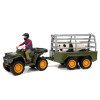 Quad z Przyczepką Transporter Figurki Panda Quad z Przyczepką Transporter Figurki Panda