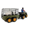 Quad z Przyczepką Transporter Figurki Panda Quad z Przyczepką Transporter Figurki Panda
