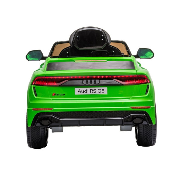 Samochód na akumulator Audi RS Q8 zielony Samochód na akumulator Audi RS Q8 zielony